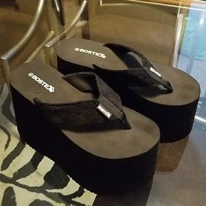 bostek platform flip flops